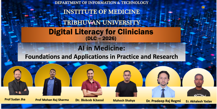 Department of Information Technology, Institute of Medicine Hosts a Program on 'The Augmented Clinician: Integrating AI into Clinical & Academic Workflows as a part of Digital Literacy for Clinicians